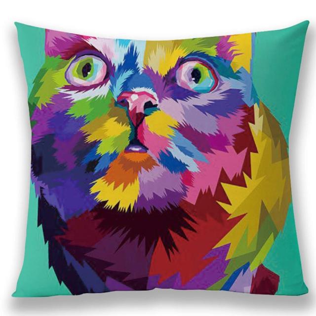 45*45 cm Multi-colour Animal Pattern Pillow Case Cushion Cover