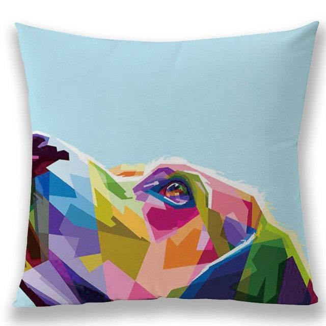 45*45 cm Multi-colour Animal Pattern Pillow Case Cushion Cover
