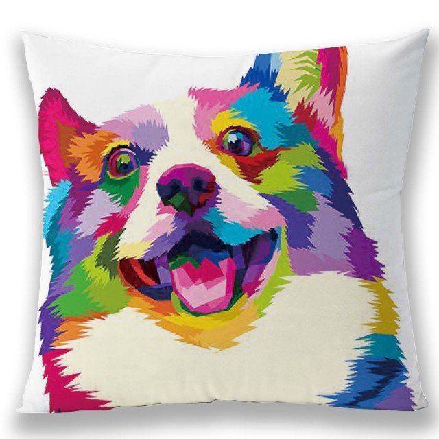 45*45 cm Multi-colour Animal Pattern Pillow Case Cushion Cover