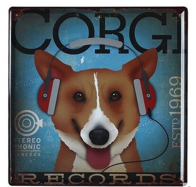 30*30cm Dog Vintage Metal Tin Signs Home Wall Deco N140